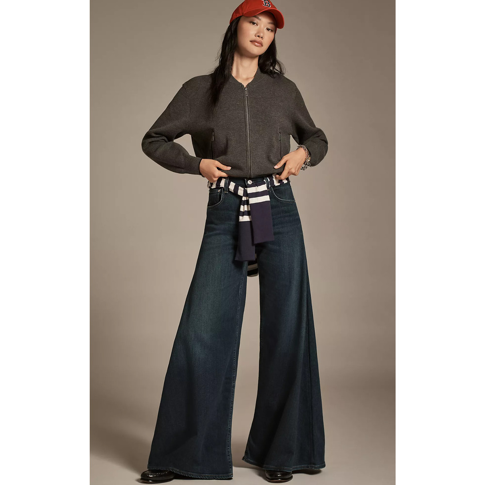 NWT Citizens of Humanity Amari High-Rise Wide-Leg Jeans -28 Petite
